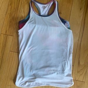 Athleta Girl white tank top large